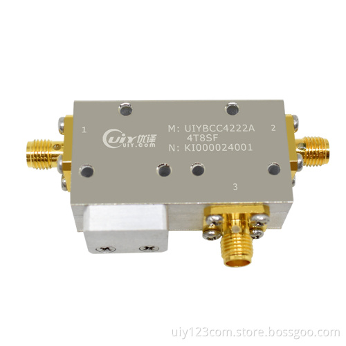C Band 4.0~8.0GHz RF Broadband Coaxial Circulator High Isolation 36dB